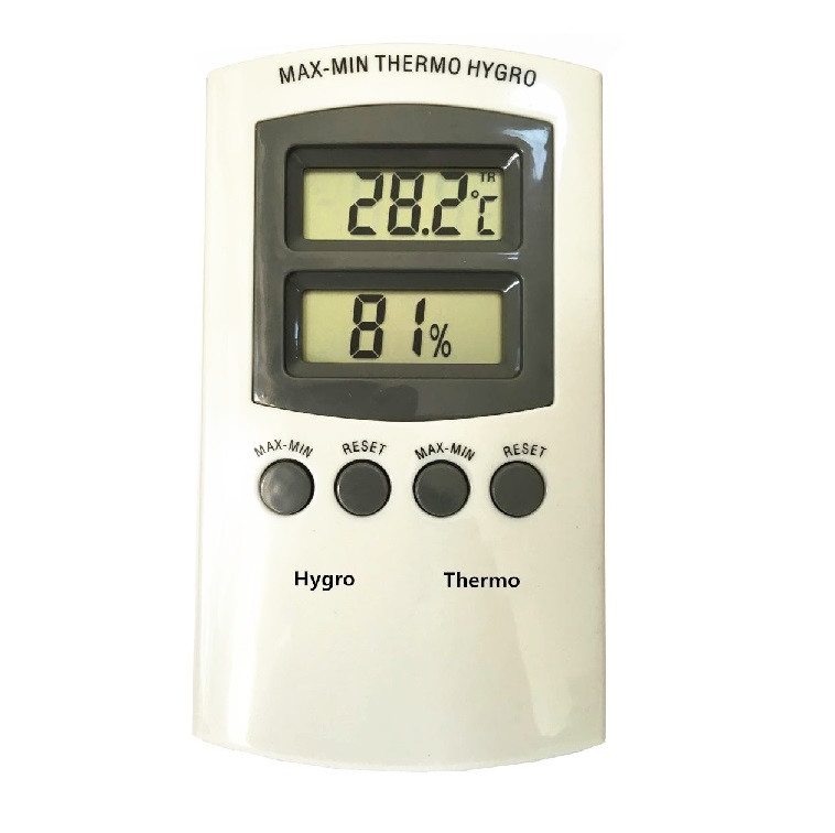 Temperature and RH min/max meter.